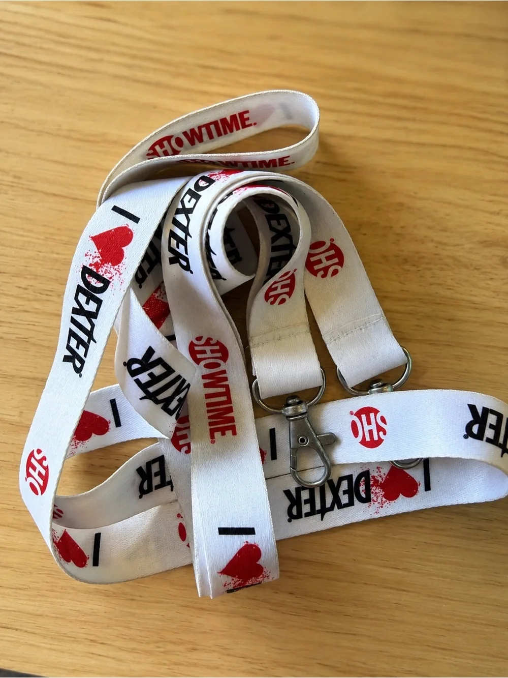 Dexter Showtime Crew Lanyards 2 TV Production Collectible Swivel Clips